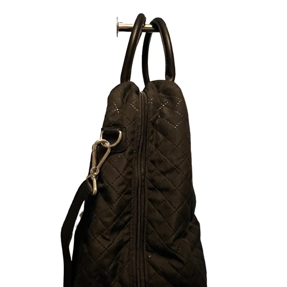 Vera Bradley Black Lay Flat Weekender - Picture 7 of 9